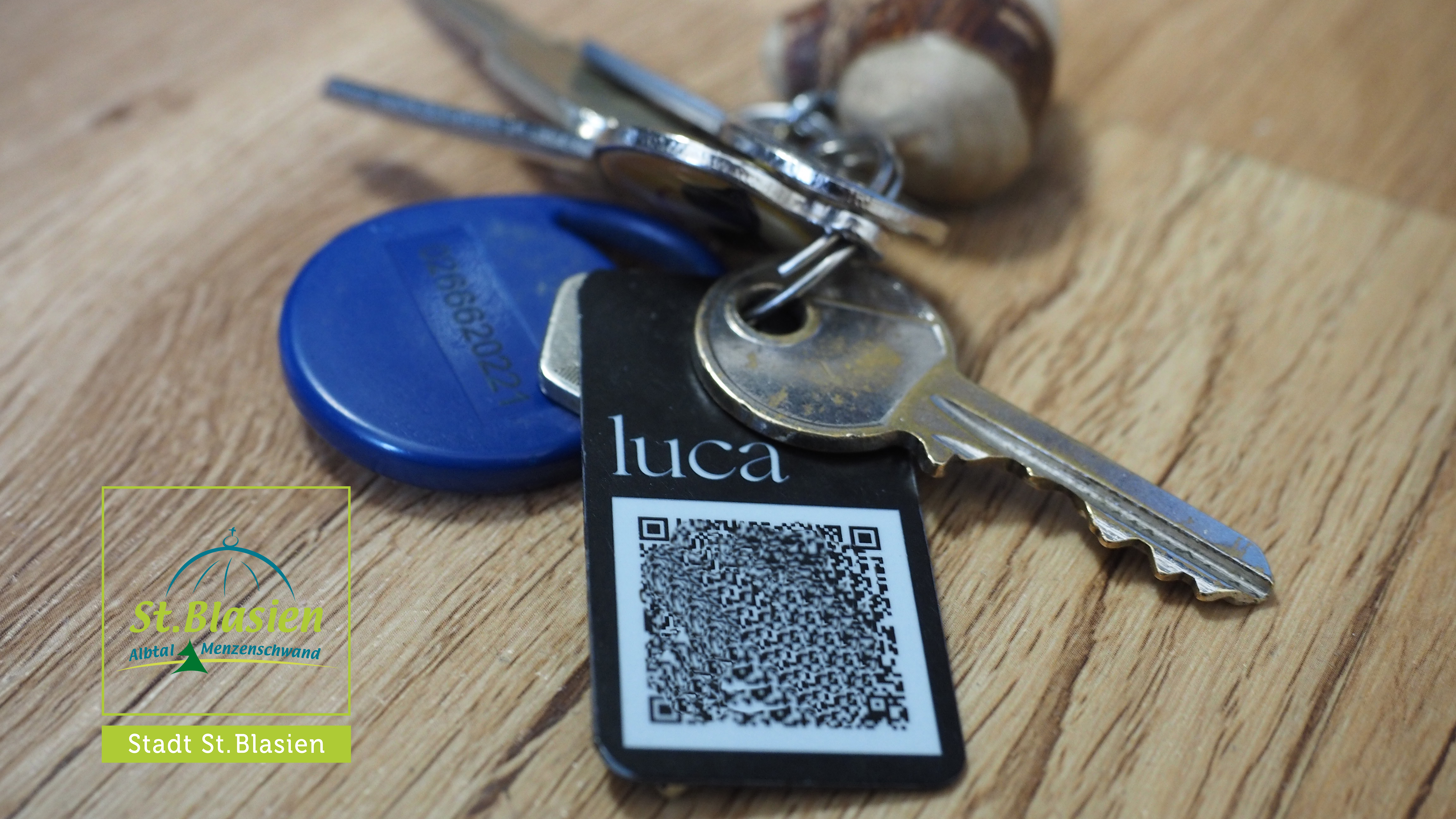 Statt Smartphone: Luca-Schlüsselanhänger 